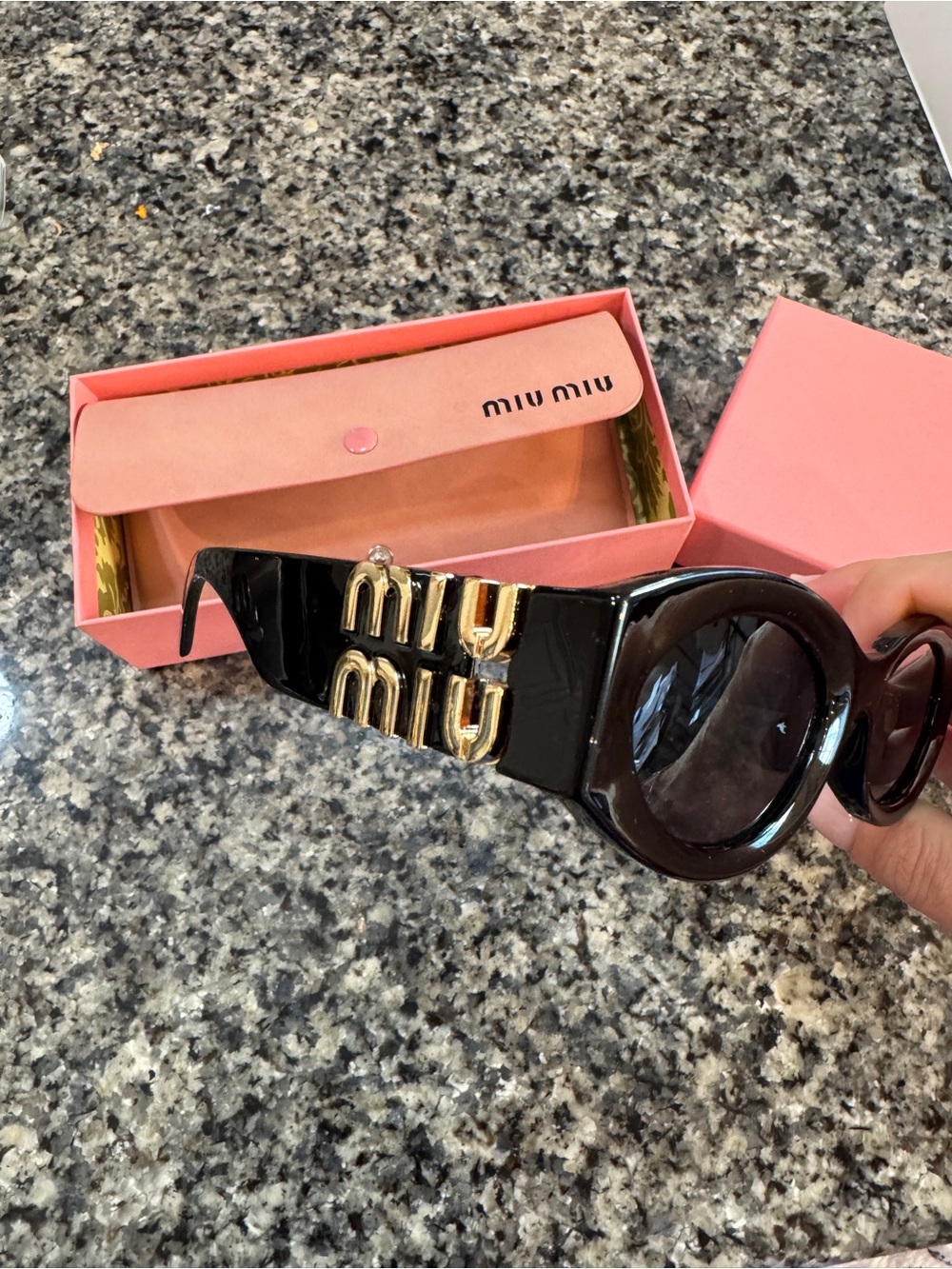 Miu Miu Black Sunglasses